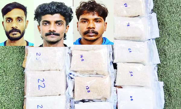 അതിര്‍ത്തി കടന്നും ആഞ്ഞുവീശി 'തൂഫാന്‍': കാറില്‍ 12 കിലോ എം.ഡി.എം.എ!,  കേരളാ പോലീസിന്റെ ഏറ്റവും വലിയ ലഹരിവേട്ട കോയമ്പത്തൂരില്‍