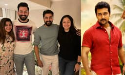 Suriya with jyothika and prithviraj and supriya