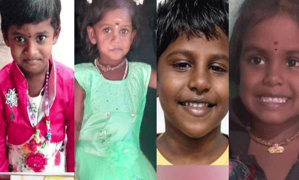 റോഡരികില്‍ കളിച്ചുകൊണ്ടിരിക്കുന്ന കുട്ടികളെ അമിത വേഗതയിലെത്തിയ വാഹനം ഇടിച്ച് തെറുപ്പിച്ചു;  ധര്‍മപുരിയില്‍ നാല് കുട്ടികള്‍ക്ക് ദാരുണാന്ത്യം
