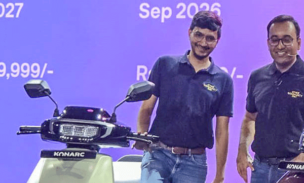 എതര്‍ കോനാര്‍ക് ഇലക്ട്രിക് സ്‌കൂട്ടര്‍ പുറത്തിറങ്ങി : വില 99,999 രൂപ മുതല്‍, ഒറ്റ ചാര്‍ജില്‍ 200 കി.മീ വരെ റേഞ്ച്
