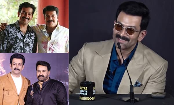 ‘ബോളിവുഡ് താരങ്ങള്‍ക്കൊപ്പം മാത്രമല്ല മലയാളത്തിലെ മഹാനടന്മാര്‍ക്കൊപ്പവും എനിക്കഭിനയിക്കാൻ സാധിച്ചു; ശരിക്കും ഞാന്‍ ഭാഗ്യവാനാണ്...’  പൃഥ്വിരാജ് സുകുമാരൻ