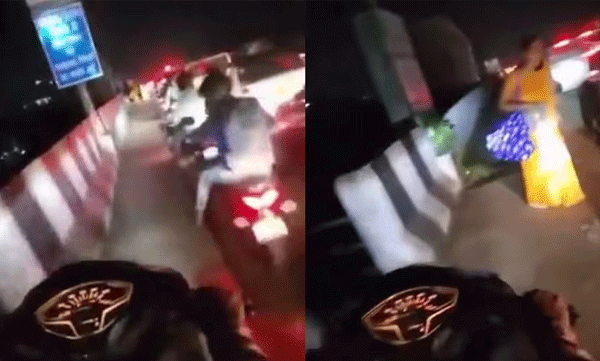 ഗതാഗതക്കുരുക്കിൽ കുടുങ്ങിയില്ല; ഫുട്പാത്തിലൂടെ സ്കൂട്ടറോടിച്ച് യുവാവ്, ‘ഇതെങ്ങനെ സാധാരണയാകും?’ എന്ന് സോഷ്യൽ മീഡിയ
