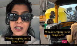 മൂന്ന് മണിക്കൂർ യാത്ര, വഴിനീളെ ട്രാഫിക്കും മോശം റോഡും; ബെംഗളൂരുവിലെ കാഴ്ചകൾ പകർത്തി യുവതി