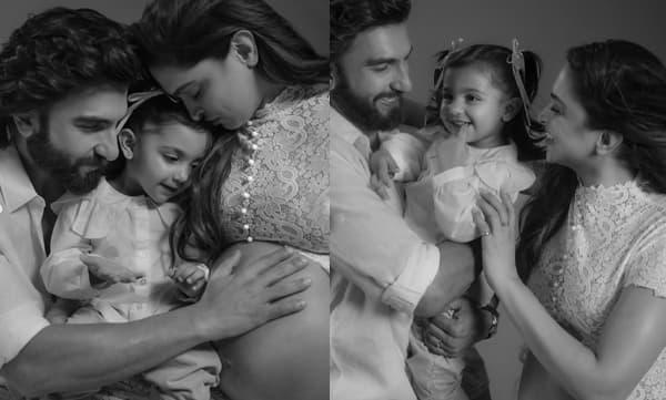 Deepika Padukone and Ranveer Singh with daughter dua (Image Source: Instagram)
