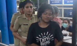 അര്‍ദ്ധരാത്രിയില്‍ മദ്യലഹരിയില്‍ യുവതിയുടെ പരാക്രമം ; കാര്‍ തടഞ്ഞ് പണം ചോദിച്ചു; എഎസ്‌ഐ യെ കടിച്ചു പറിച്ചു