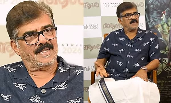 ‘നായികയായി ഒപ്പമഭിനയിച്ച ആളോട് പ്രണയം തോന്നുന്നുവെങ്കില്‍, വില്ലനായി കൂടെ അഭിനയിച്ച ആളിനെ തൊഴിക്കുമോ ?’ തഗ് മറുപടിയുമായി വിജയരാഘവൻ