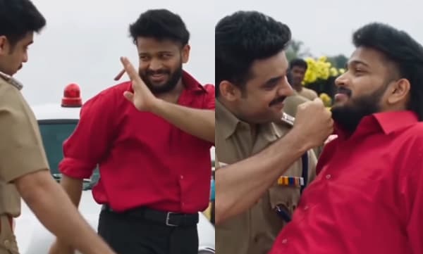 Basil Joseph and Tovino as karthikeyan and sreenivasan (Image Source: Instagram)