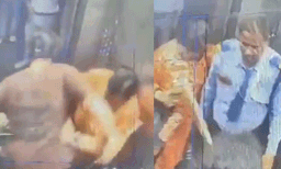 നായയെ ചൊല്ലി തർക്കം; ലിഫ്റ്റിനുള്ളിൽ അധ്യാപികയെ മർദിച്ച് യുവതി, ദൃശ്യങ്ങൾ വൈറൽ
