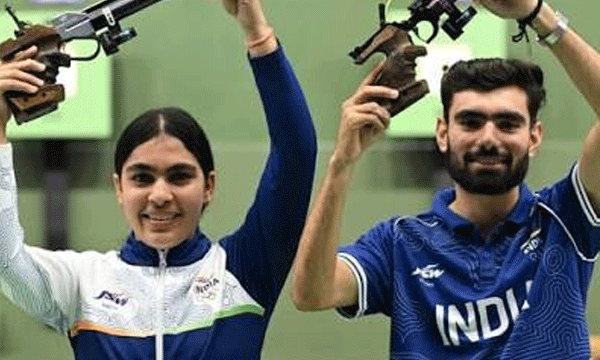 ഏഷ്യന്‍ ഗെയിംസ്: സുരുച്ചിയും കമാല്‍ജീതും മിക്സഡ്ടീം ലക്ഷ്യം കണ്ടു;  ഷൂട്ടിംഗില്‍ ഇന്ത്യയ്ക്ക് സ്വര്‍ണ്ണം