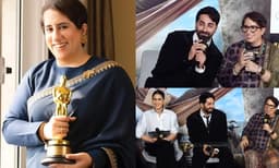 35 സിനിമകളുടെ അനുഭവസമ്പത്തുള്ള ഓസ്കാർ ജേതാവ് ഗുനീത് മോംഗയെ പുതുമുഖമെന്ന് വിളിച്ച് ജേര്‍ണലിസ്റ്റ്; തകർപ്പൻ മറുപടി നല്‍കി ഗുനീതും ആയുഷ്മാനും സാറ അലി ഖാനും