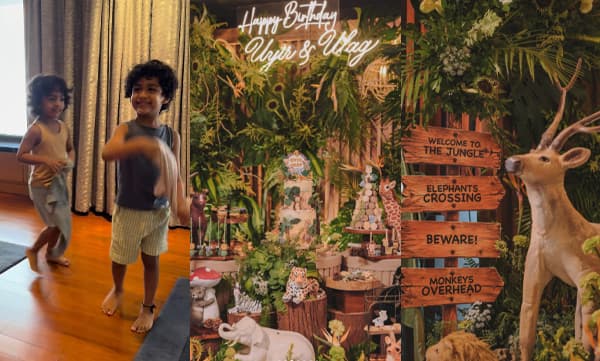 Nayanthara and vignesh celebrate their twin's 4th birthday (Image Source: Instagram)