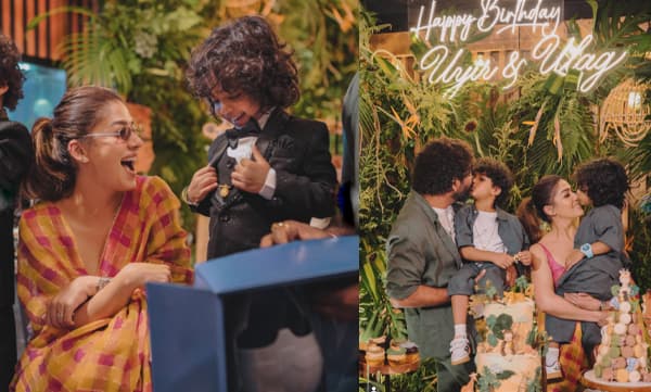 Nayanthara's twin kids 4th birthday (Image Source: Instagram)