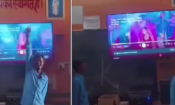 സ്മാർട്ട് ക്ലാസ് മുറിയിൽ ഭോജ്പുരി പാട്ടിന് വിദ്യാർഥികളുടെ നൃത്തം; വീഡിയോ വൈറൽ, അന്വേഷണത്തിന് ഉത്തരവ്
