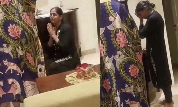 മോഷണക്കുറ്റം ആരോപിച്ച് വീട്ടുജോലിക്കാരിയെ പിടികൂടി; ശമ്പളം നൽകി പറഞ്ഞയച്ച് വീട്ടുടമ, വീഡിയോ വൈറൽ
