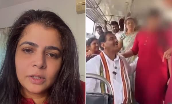 ബസ് യാത്രയ്ക്കിടെ യുവതിയോട് മോശമായി പെരുമാറി; തെലങ്കാന എംഎൽഎയ്‌ക്കെതിരെ കടുത്ത വിമർശനവുമായി ചിന്മയി ശ്രീപദ