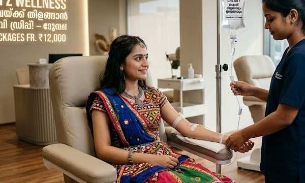 ഗർബയ്ക്ക് തിളങ്ങാൻ ഐവി ഡ്രിപ്പ്! ഗുജറാത്തിലെ ജെൻ സി വെൽനസ് തരംഗം, പാക്കേജിന് 12,000 രൂപ മുതൽ 15,000 രൂപ വരെ!