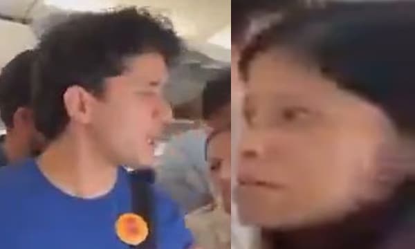 'ഷെയിം ഓൺ യൂ', വിമാനത്തിനുള്ളിൽ സൗരവ് ദാസ്നോട് യാത്രക്കാരി; വാഗ്വാദ വീഡിയോ വൈറലായി!