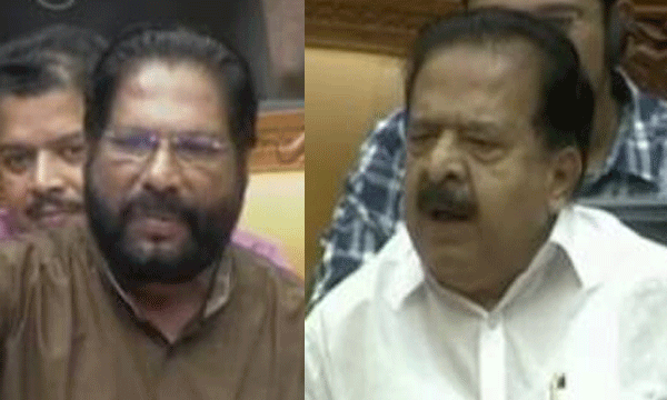 34 സെക്കന്‍ഡ് കൊണ്ട് എസ് ഐ ഗോകുല്‍ 24 ലാത്തിയടി നടത്തി ; ഒടിഞ്ഞ ലാത്തിയുമായി നിയമസഭയി​ല്‍ വി.ജോയ്