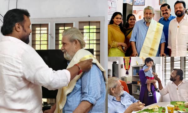 Suresh Gopi on actor madhu's 93rd birthday (Image Source: Instagram)