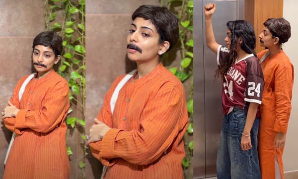 വഴിയെപോകുന്ന പെണ്‍കുട്ടികളെ ശല്യം ചെയ്യുന്ന വായ്‌നോക്കി അങ്കിള്‍; രസകരമായ വീഡിയോ പങ്കുവെച്ച് ഇഷാനി 
