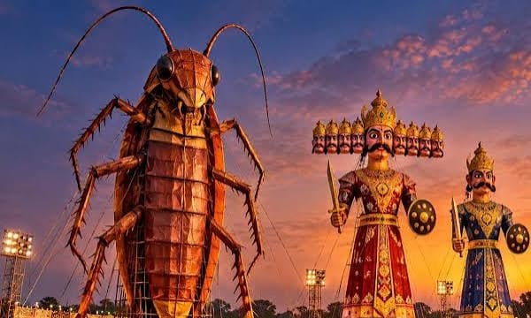'Swachh Delhi'! 30-Foot 'Cockroach' Effigy to Burn Alongside Ravan, Kumbhkaran, and Meghnad at Ramleela