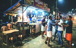 തട്ടുകട ജീവനക്കാരന്‌ കുത്തേറ്റു  രാത്രിയിലെ നഗരജീവിതം സുരക്ഷിതമല്ല