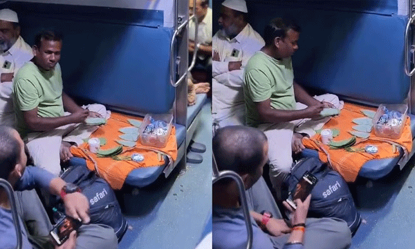 ട്രെയിനിലെ എസി ബെർത്തിൽ പാൻ കടയൊരുക്കി വിൽപ്പന;  തയ്യാറാക്കിയത് 25 പാനുകൾ, വിഡിയോ വൈറലായതോടെ ശുചിത്വത്തെചൊല്ലി ചര്‍ച്ച