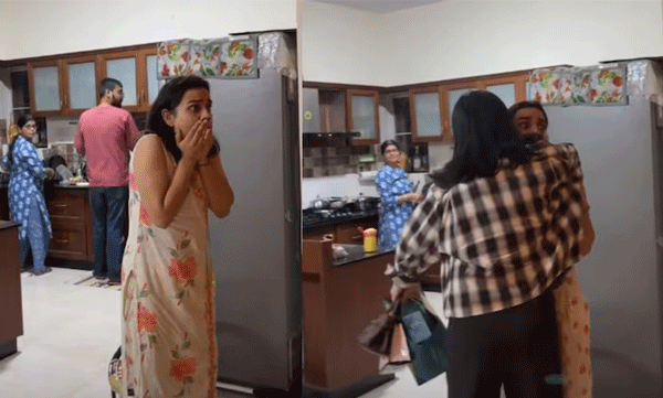 ഉറ്റസുഹൃത്തിനെ അപ്രതീക്ഷിതമായി മുന്നിൽ കണ്ടു; പിന്നാലെ കണ്ണീരോടെ ആലിംഗനം, വൈറലായി ഒരു വൈകാരിക കൂടിക്കാഴ്ച