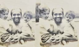 അച്ഛന്റെ കയ്യിലിരിക്കുന്ന ഈ കുഞ്ഞാവകളെ മനസ്സിലായോ...? താര സഹോദരങ്ങളുടെ ചിത്രം വൈറൽ