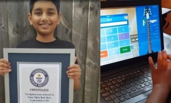 ഏറ്റവും കുറഞ്ഞ സമയത്തിനുള്ളിൽ 196 ചോദ്യങ്ങൾക്ക് ഉത്തരം ; ഈ പത്തുവയസുകാരൻ 'കണക്ക് കൂട്ടി' കീഴടക്കിയത് ഗിന്നസ് റെക്കോഡ്