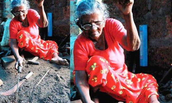 തീയില് കുരുത്തതാണ്...; ജാനകിയമ്മ എണ്പതിലും തുടരുന്നു ആല ജീവിതം
