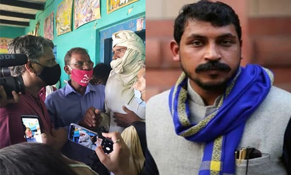 സി.പി.എം നേതാക്കള് ഹത്രാസ് പെണ്കുട്ടിയുടെ വീട് സന്ദര്ശിച്ചു; ഭീം ആര്മി നേതാവും ഹത്രാസിലേക്ക്