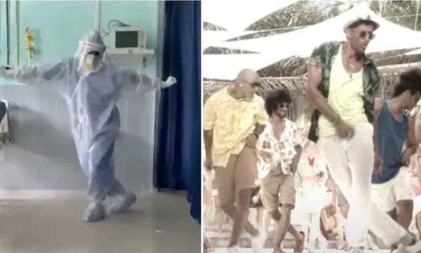 കൊവിഡ് രോഗികള്ക്ക് ആശ്വാസമായി ഡോക്ടറുടെ ഡാന്സ് ; വീഡിയോ