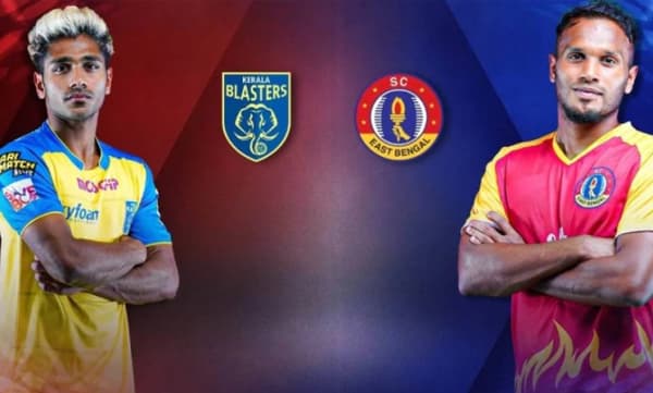 ആദ്യ ജയത്തിനായി ബ്ലാസ്റ്റേഴ്സും ഈസ്റ്റ് ബംഗാളും നേര്ക്ക്നേര്: സെല്ഫ് ഗോളില് ഈസ്റ്റ് ബംഗാള് മുന്നില്