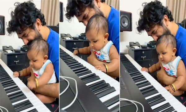 സ്റ്റീഫന് ദേവസീ...നിങ്ങള് തീര്ന്നു... മകൻ കേബോർഡ് വായിക്കാൻ ശ്രമിക്കുന്ന വീഡിയോ പങ്കുവെച്ച് കൈലാസ് മേനോൻ