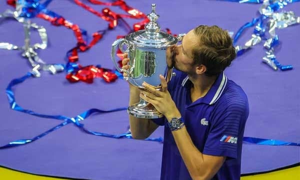 Medvedev beats Djokovic in straight sets for his first Grand Slam title