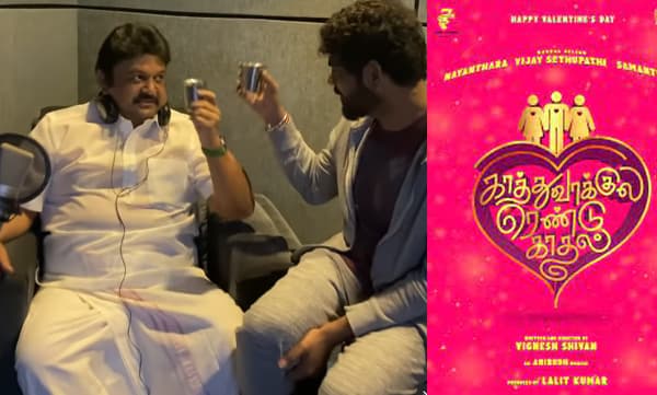 Vignesh Sivan & Actor Prabhu in Kaathuvaakula Rendu Kadhal (Image Source: Instagram)