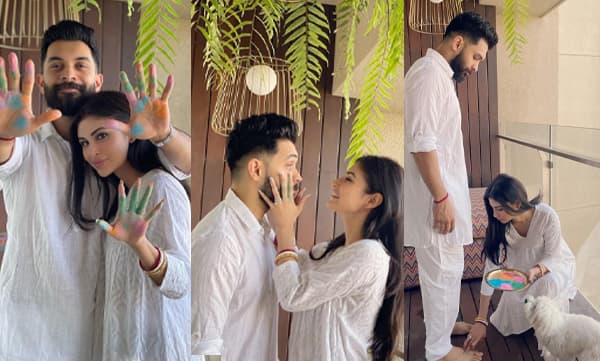 Mouni Roy celebrates first holy with hubby Suraj Nambiar after marriage (Image Source: Instagram)