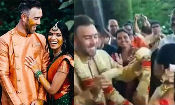 തമിഴ് സ്റ്റൈലിൽ താലികെട്ടി മാക്സ്വെൽ; ഏറ്റെടുത്ത് ആരാധകർ: വീഡിയോ