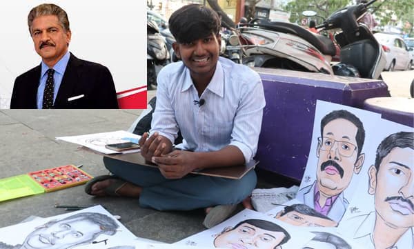 Anand Mahindra shares the talent of increbile artist (Image Source: Twitter)