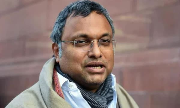 വീസയ്ക്കായി കൈക്കൂലി: കാര്ത്തി ചിദംബരത്തിന്റെ കൂട്ടാളി അറസ്റ്റില്