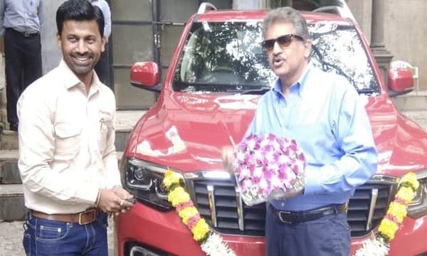 സ്വന്തമാക്കിയ സ്കോര്പിയോ എന്നിന്റെ പേരു വെളിപ്പെടുത്തി ആനന്ദ് മഹീന്ദ്ര