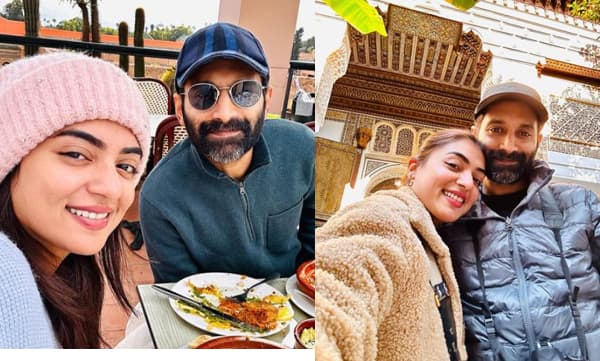 Fahad and Nazriya in Morocco (Image Source: Instagram)