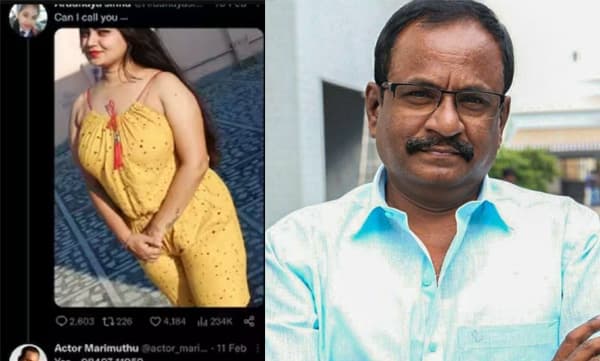 'വിളിക്കണോ എന്ന് യുവതി’, വിവാദത്തില് സത്യം വെളിവാക്കി തമിഴ് നടന് മാരിമുത്തു, വിശദീകരണവുമായി മകനും