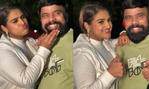 Vanitha Vijayakumar and Sreenivasan (Image Source: Instagram)