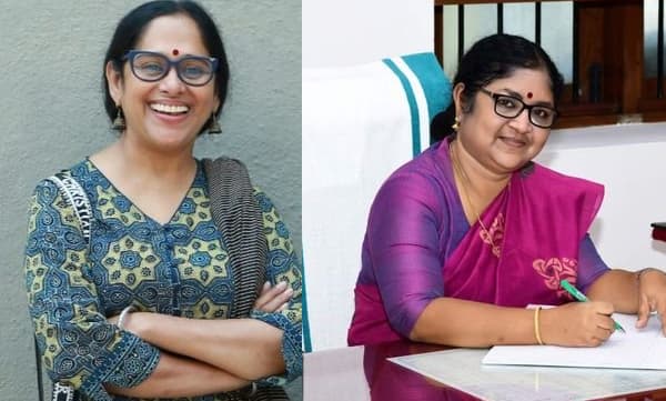 Sajitha Madathil supports Minister R. Bindhu