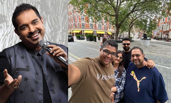Shankar Mahadevan with Family (Image Source: Facebook)