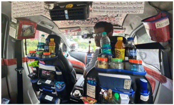 യാത്രക്കാര്ക്ക് ജ്യൂസും സ്നാക്സും സൗജന്യമായി നല്കി ഊബര് ഡ്രൈവര്: കയ്യടിച്ച് നെറ്റിസണ്സ്