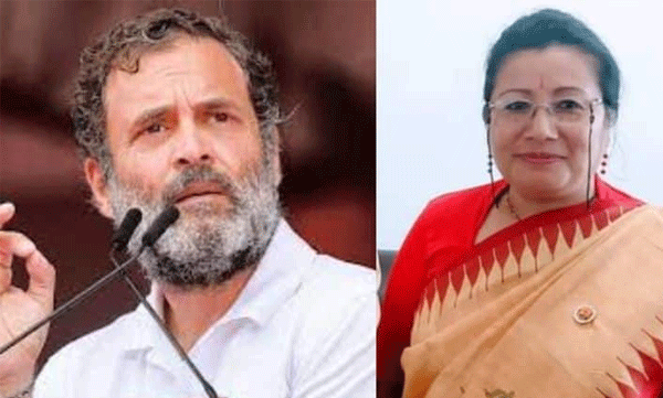 രാഹുല് ഗാന്ധിയുടെ മണിപ്പൂര് സന്ദര്ശനത്തെ അഭിനന്ദിച്ച് ബിജെപി സംസ്ഥാന അധ്യക്ഷ