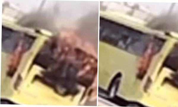 സൗദി അറേബ്യയിലെ അല്ഹസയില് ഓടിക്കൊണ്ടിരുന്ന സ്കൂള് ബസിന് തീപിടിച്ചു